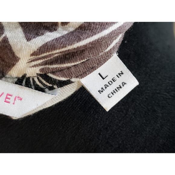 Isaac Mizrahi Sheath Dress Womens L Multi Geo Print Tie Waist Button Front Neck - Picture 6 of 13